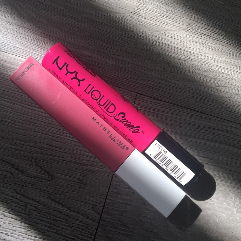 NYX Liquid Suede & Maybelline Superstay